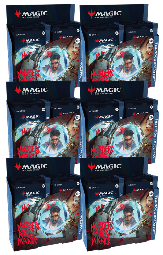 Magic the Gathering: Murders at Karlov Manor Collector's Booster Case - 6 Boxes